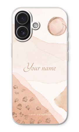 Gold Spots Namecase - Blush