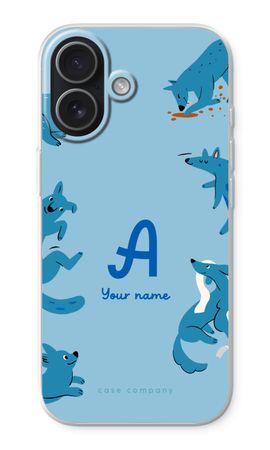 Playful Dogs Monogram