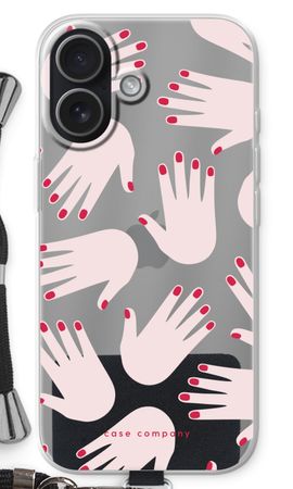 Hands pink
