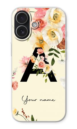 Flirty Flowers Monogram