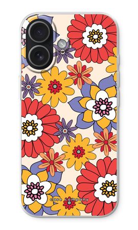 Retro Flowers - Yellow