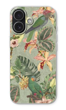 Tropical jungle parrot