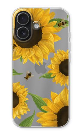 Sunflower and bees
