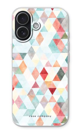 Gekleurde driehoekjes pastel