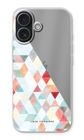 Gekleurde driehoekjes pastel