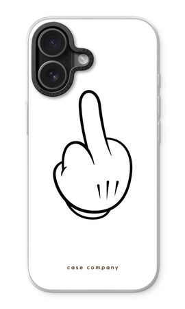 Middle finger white