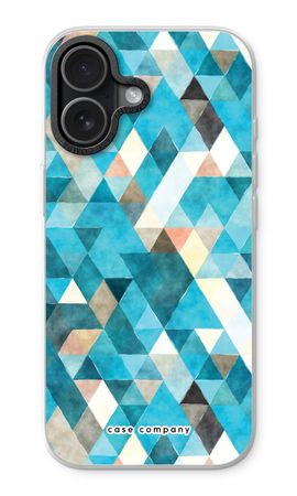 Coloured triangles blue