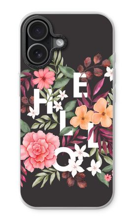 Hello in flowers