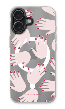 Hands pink
