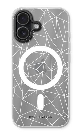 Geometric lines white