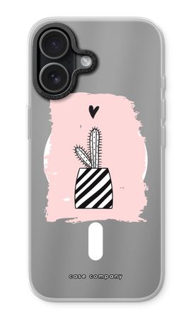 Black and white cactus