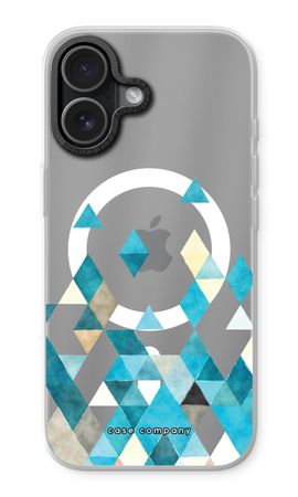 Coloured triangles blue