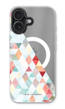 Coloured triangles pastel
