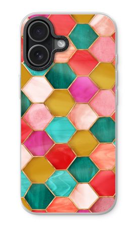 Hexagons in stained glass