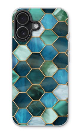 Hexagons in stained glass