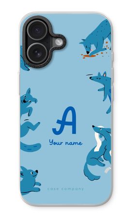 Playful Dogs Monogram