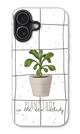 Houseplant on windowpane