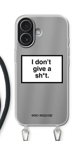 Don't give a shit