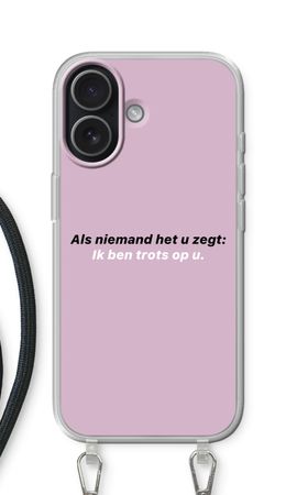 Ik ben trots op u