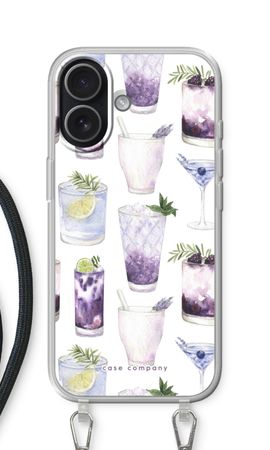 Violet cocktails