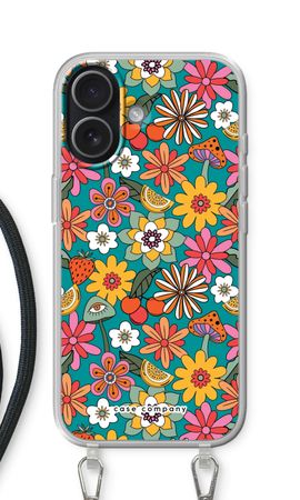 Retro Bloemen N°2 - Blauw