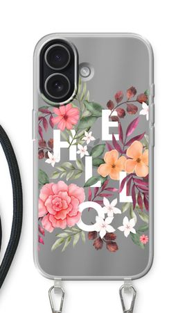 Hello in flowers