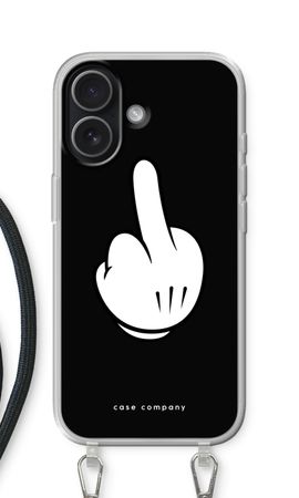 Mittelfinger schwarz