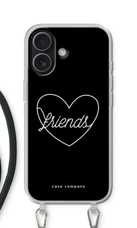 Friends heart black