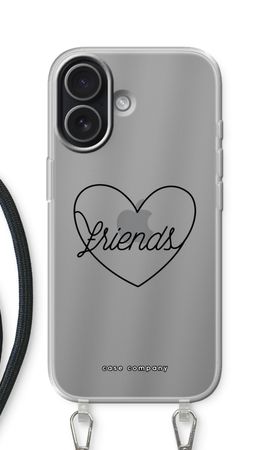 Friends heart black