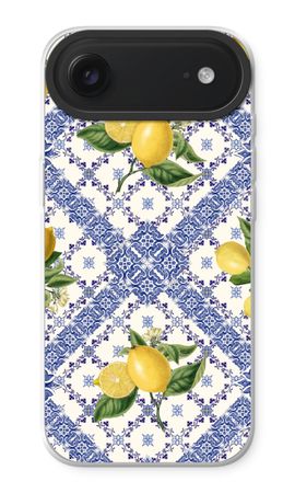 Blue tiles and lemons