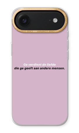 Ge verdient de liefde