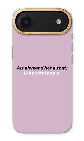 Ik ben trots op u