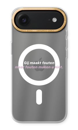 Fouten maken u niet