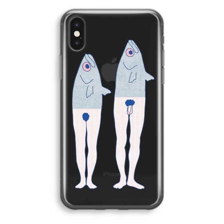 Kwijtschelding rekenkundig Slager iPhone X case | Meat nor fish | Soft case | Stoutpoep