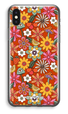 Retro Flowers - Red