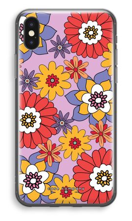 Retro Flowers - Purple