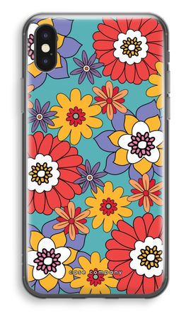 Retro Flowers - Blue