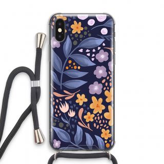 Flowers with blue leaves