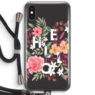 Hello in flowers