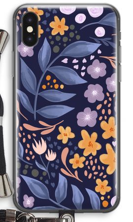 Flowers with blue leaves