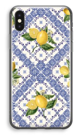 Blue tiles and lemons