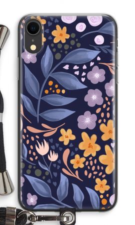 Flowers with blue leaves