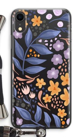 Flowers with blue leaves