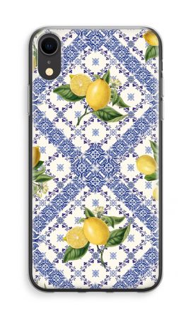 Blue tiles and lemons