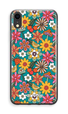 Retro Flowers N°2 - Blue