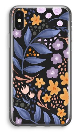 Flowers with blue leaves