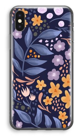 Flowers with blue leaves