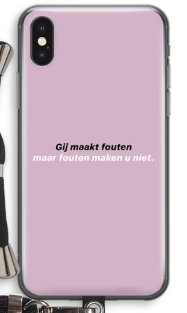 Fouten maken u niet
