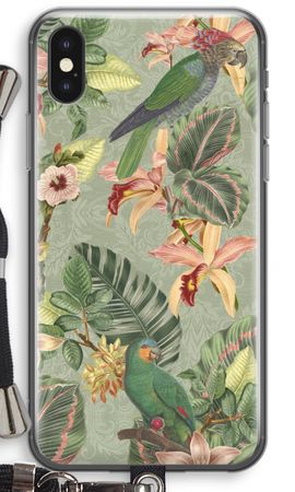 Tropical jungle parrot