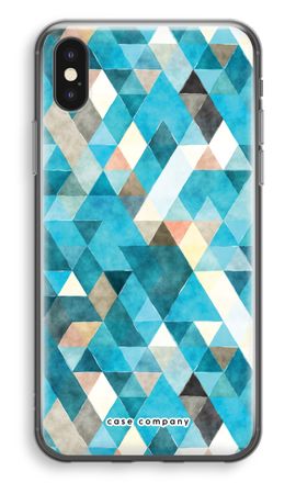 Coloured triangles blue